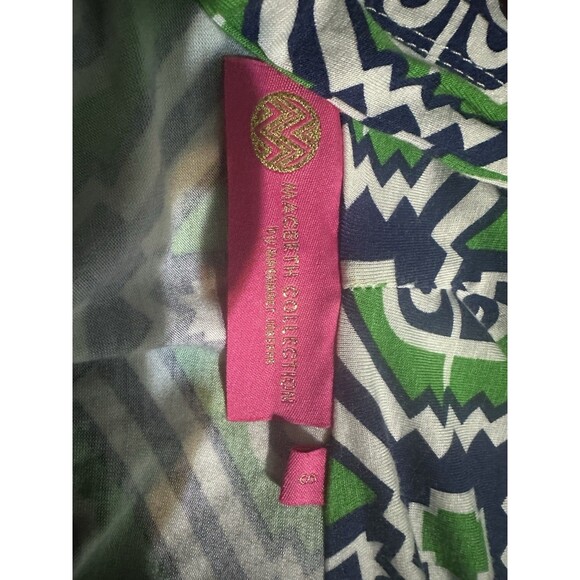 Macbeth collection Coverup pool Hooded Blue Green print size Small - Picture 4 of 4